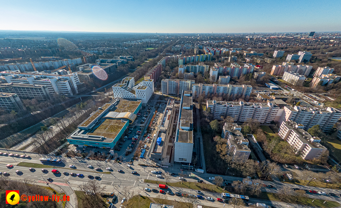 07.02.2023 - Luftbilder vom Plettzentrum in Neuperlache